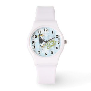 Reloj De Pulsera Pingüino fresco de la estancia