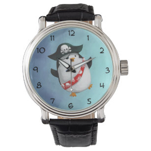 Reloj De Pulsera Pingüino pirata