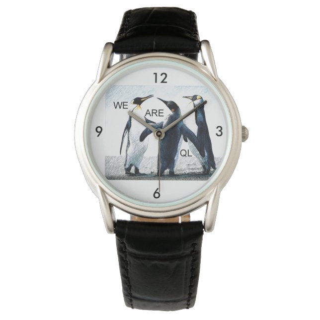 Reloj De Pulsera pingüinos (Anverso)