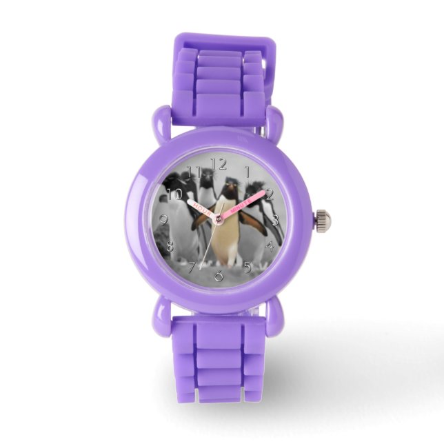 Reloj De Pulsera Pingüinos de Rockhopper (Anverso)