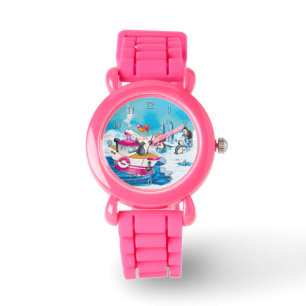 Reloj De Pulsera pingüinos en la Antártida