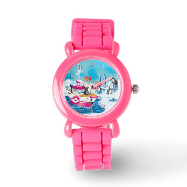 Reloj De Pulsera pingüinos en la Antártida (Anverso)