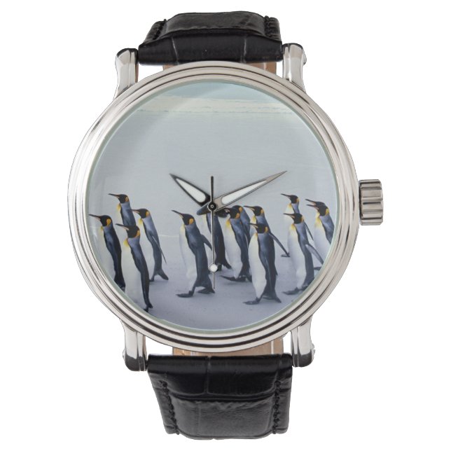 Reloj De Pulsera Pingüinos rey (Aptenodytes patagonicus) (Anverso)