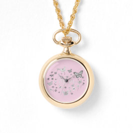 Reloj De Pulsera Pink and White Mother's Day Ladies