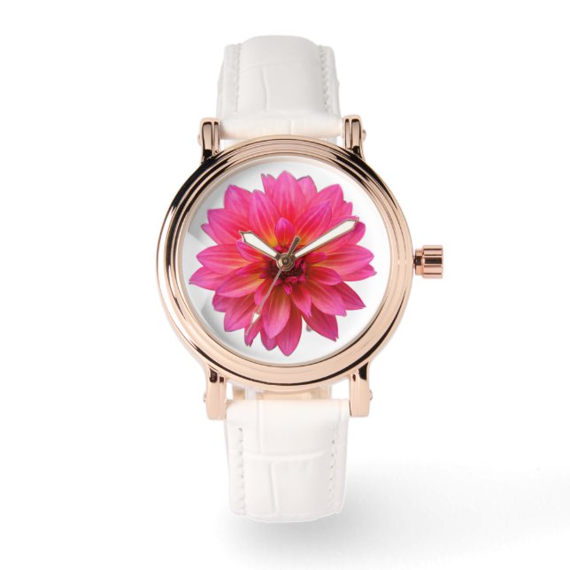 Reloj De Pulsera Pink Dahlia (Anverso)