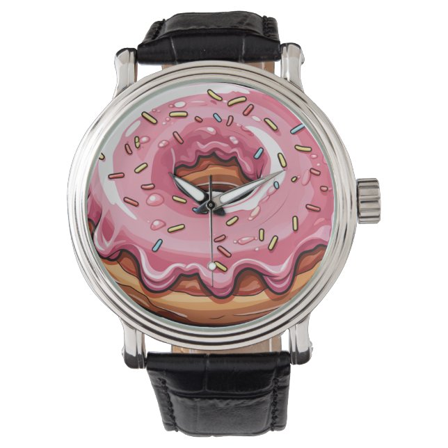 Reloj De Pulsera Pink Donut  (Anverso)