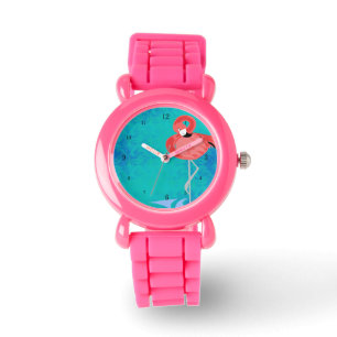 Reloj De Pulsera Pink Flamingo Watch
