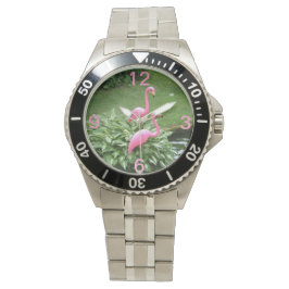 Reloj De Pulsera PINK FLAMINGOS watch