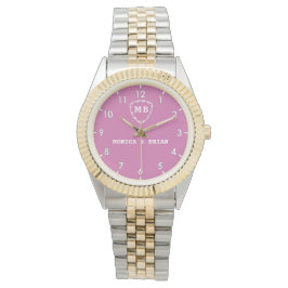 Reloj De Pulsera Pink Monogram