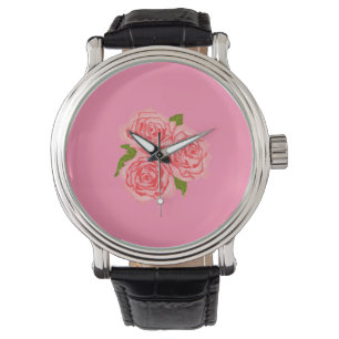Reloj De Pulsera Pink roses