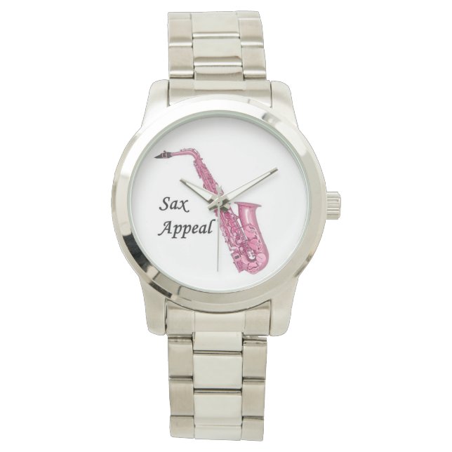 Reloj De Pulsera Pink Sax Watch (Anverso)
