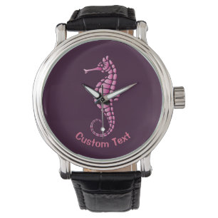Reloj De Pulsera Pink Seahorse