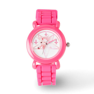 Reloj De Pulsera Pink Unicornio y Pentacle Watch