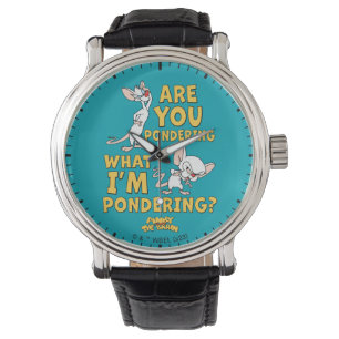 Reloj De Pulsera Pinky y el cerebro ¿Estás Pensando?