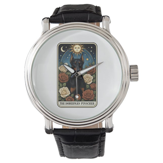 Reloj De Pulsera Pinscher Doberman (Anverso)