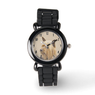 Reloj De Pulsera Pintado de seda terrer - Cuto original de arte de