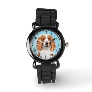 Reloj De Pulsera Pintado español de Springer galesa - Arte de perro