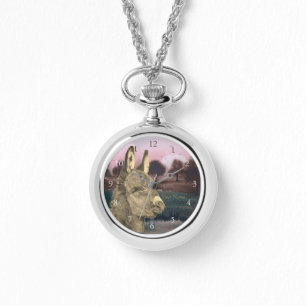 Reloj De Pulsera pintoresca y pintoresca foto de burro lindo