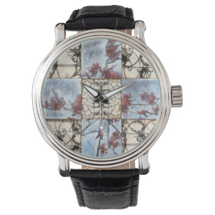 Reloj De Pulsera Pintura abstracta artesonada de Scrollwork