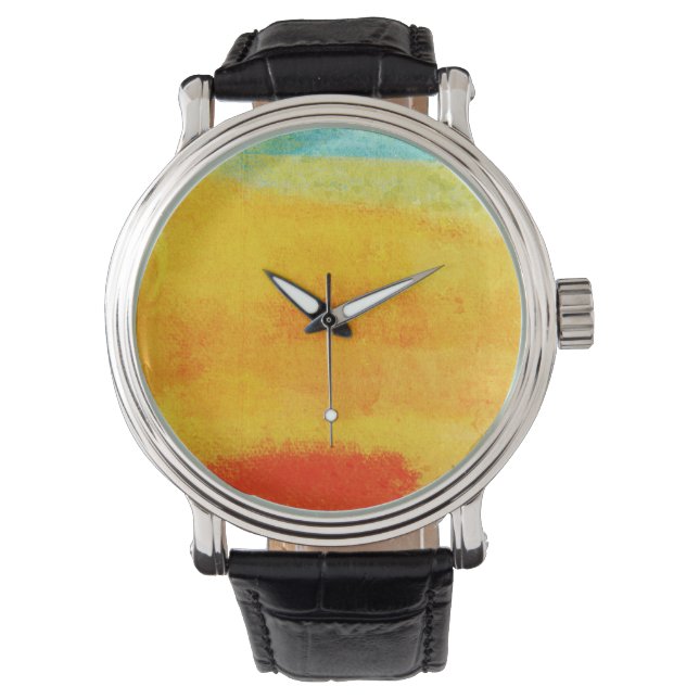 Reloj De Pulsera Pintura abstracta de época (Anverso)
