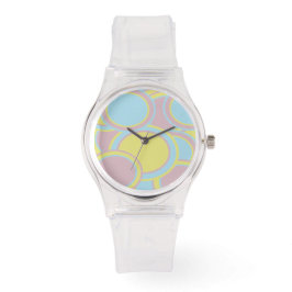 Reloj De Pulsera Pintura abstracta moderna de Pastel