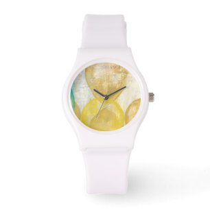 Reloj De Pulsera Pintura abstracta moderna en el papel prensa