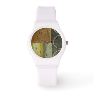 Reloj De Pulsera Pintura abstracta multitexturizada por Vision Stud