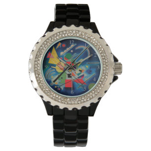 Reloj De Pulsera Pintura azul de Wassily Kandinsky