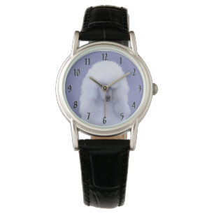Reloj De Pulsera Pintura blanca de canapé estándar - Arte de perro