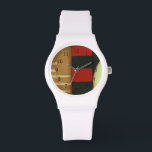 Reloj De Pulsera Pintura con paneles de estilo Loft contemporáneo<br><div class="desc">Una pintura contemporánea de estilo loft con paneles y círculos multicolores. Otra creación asombrosa de Jennifer Goldberger, compra esta pieza y echa un vistazo a algunas de sus otras pinturas!</div>