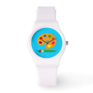 Reloj De Pulsera Pintura de arte de paleta