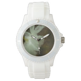Reloj De Pulsera Pintura de arte impresionista de White Daffodil
