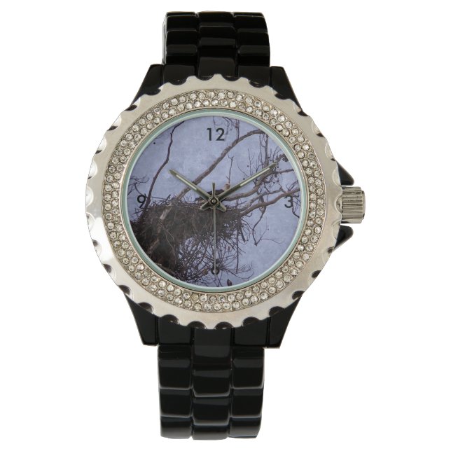 Reloj De Pulsera Pintura de búsqueda de águilas (Anverso)
