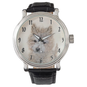 Reloj De Pulsera Pintura de Cachorro de Cairn Terrier - Arte Perro 