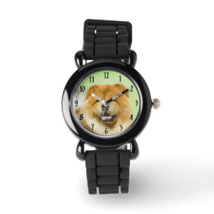 Reloj De Pulsera Pintura de Chow Chow - Arte Perro Original.