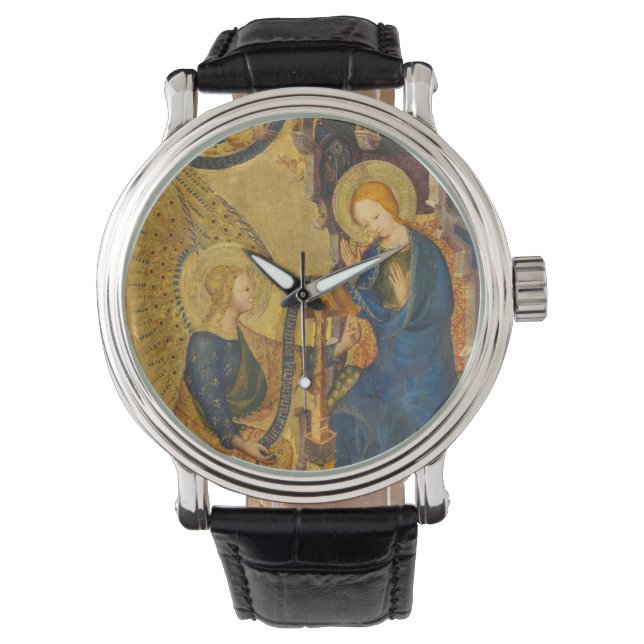 Reloj De Pulsera Pintura de Gabriel y María (Anverso)