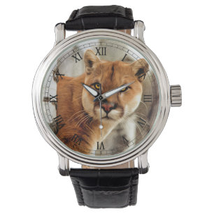 Reloj De Pulsera Pintura de la foto del puma