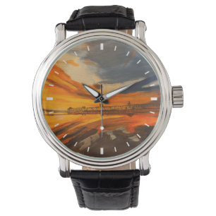 Reloj De Pulsera Pintura de Scripps Pier, La Jolla, CA