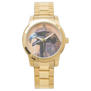 Reloj De Pulsera Pintura de vida salvaje del águila calva