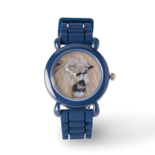 Reloj De Pulsera pintura de vida salvaje realista de un gran gato e