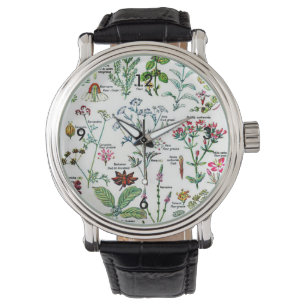 Reloj De Pulsera Pintura digestiva de las plantas de Larousse