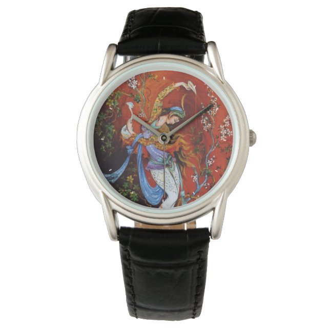 Reloj De Pulsera Pintura en miniatura de un ninfa persa (Anverso)