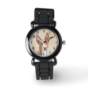 Reloj De Pulsera Pintura enredadera ibicenca - Arte de perro origin