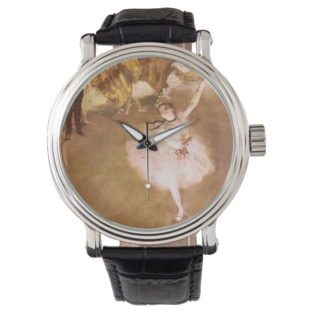 Reloj De Pulsera Pintura estelar de bailarina de ballet Degas (Anverso)