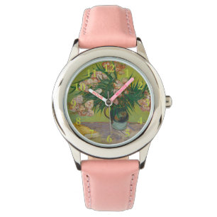 Reloj De Pulsera Pintura floral de Vincent Van Gogh Oleander