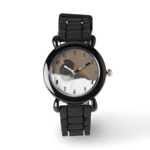 Reloj De Pulsera Pintura Junco de Ojos Oscuros - Arte de pájaro ori