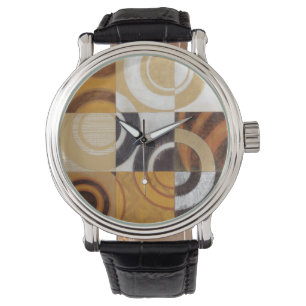 Reloj De Pulsera Pintura moderna con los modelos circulares