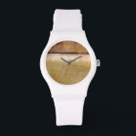 Reloj De Pulsera Pintura moderna en tonos de la Tierra de Norman Wy<br><div class="desc">Tonos de tierra saludables impregnan esta pintura moderna de Norman Wyatt. Los colores de la pieza se mezclan maravillosamente,  y se verían bien en cualquier habitación de tu casa. ¡También haría un regalo increíble!</div>