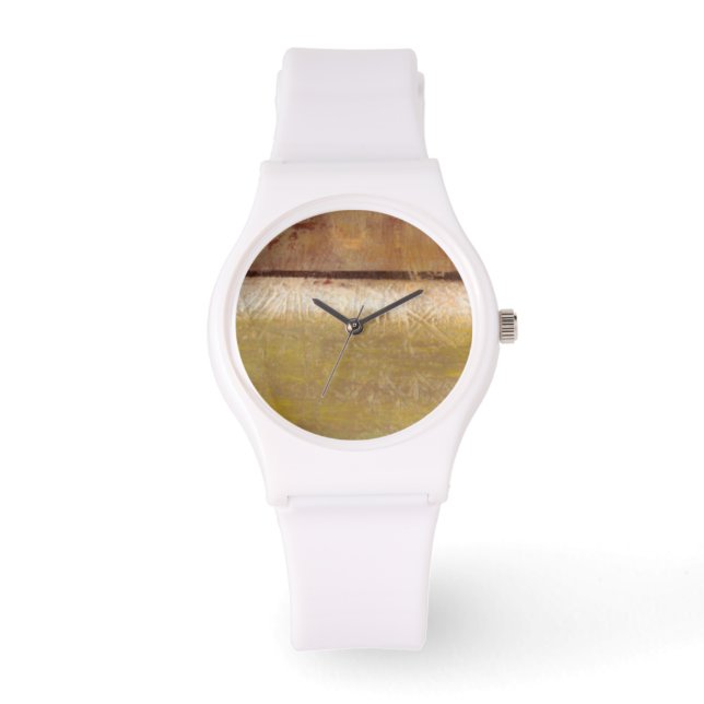 Reloj De Pulsera Pintura moderna en tonos de la Tierra de Norman Wy (Anverso)