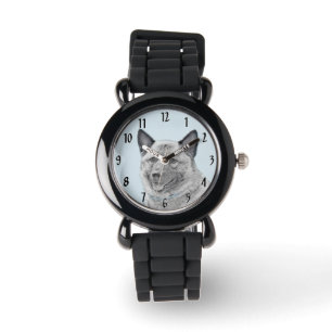 Reloj De Pulsera Pintura noruega de elkhound - Arte original de per